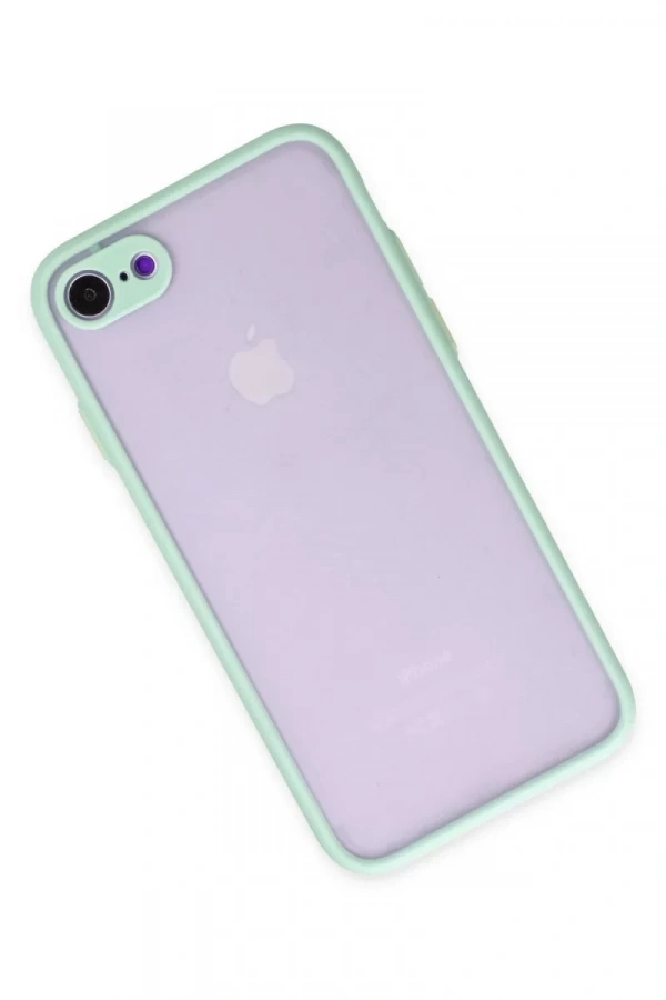 Apple iPhone 7 Kılıf Montreal Silikon Kapak - Turkuaz
