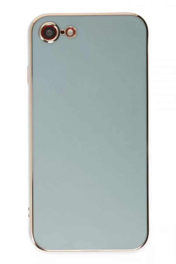 Apple iPhone 7 Kılıf Volet Silikon - Açık Yeşil