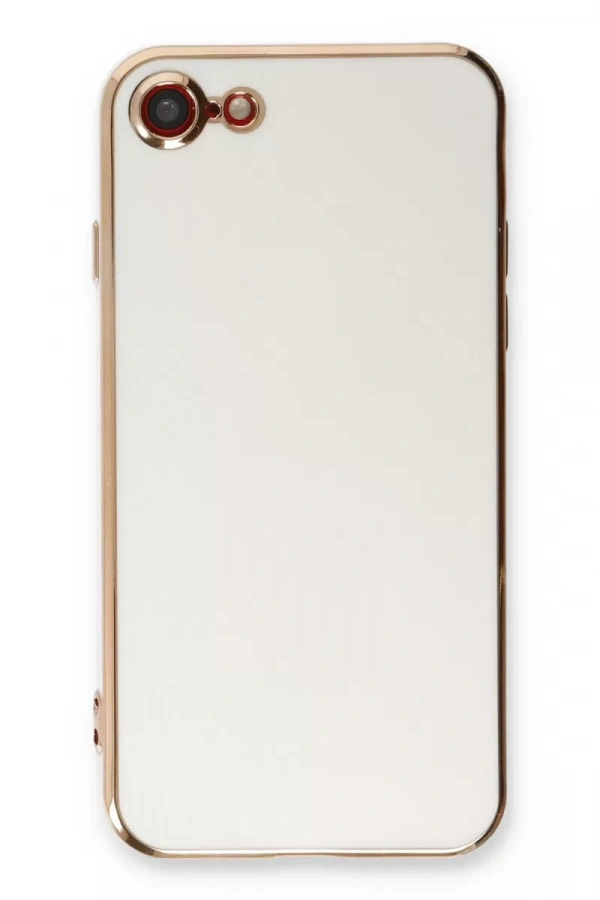 Apple iPhone 7 Kılıf Volet Silikon - Beyaz