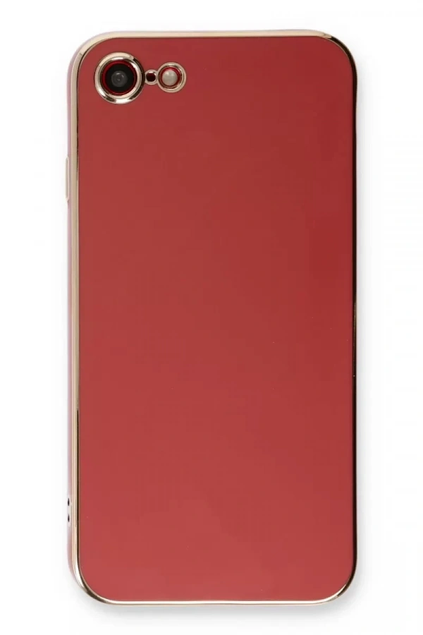 Apple iPhone 7 Kılıf Volet Silikon - Kırmızı