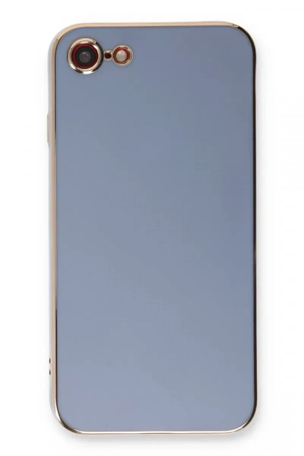 Apple iPhone 7 Kılıf Volet Silikon - Mavi