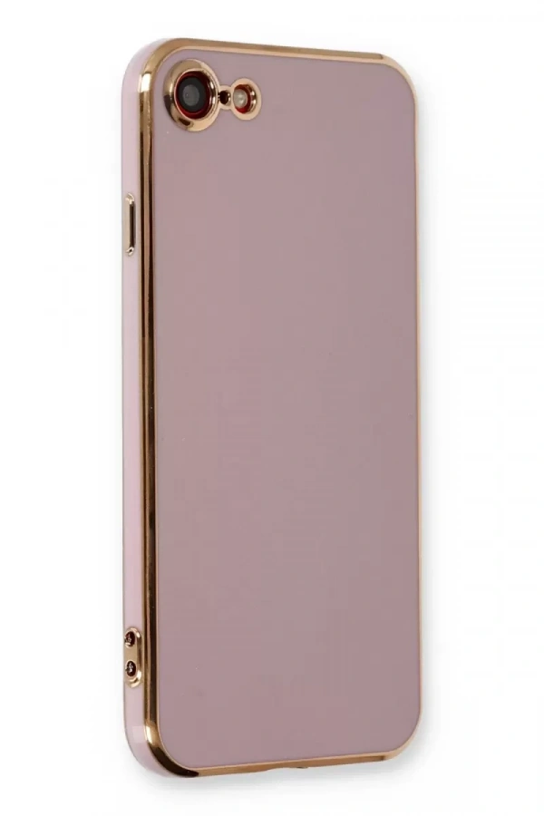 Apple iPhone 7 Kılıf Volet Silikon - Mor