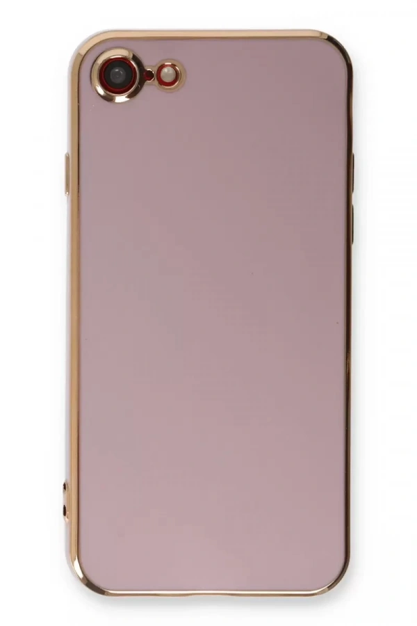 Apple iPhone 7 Kılıf Volet Silikon - Mor