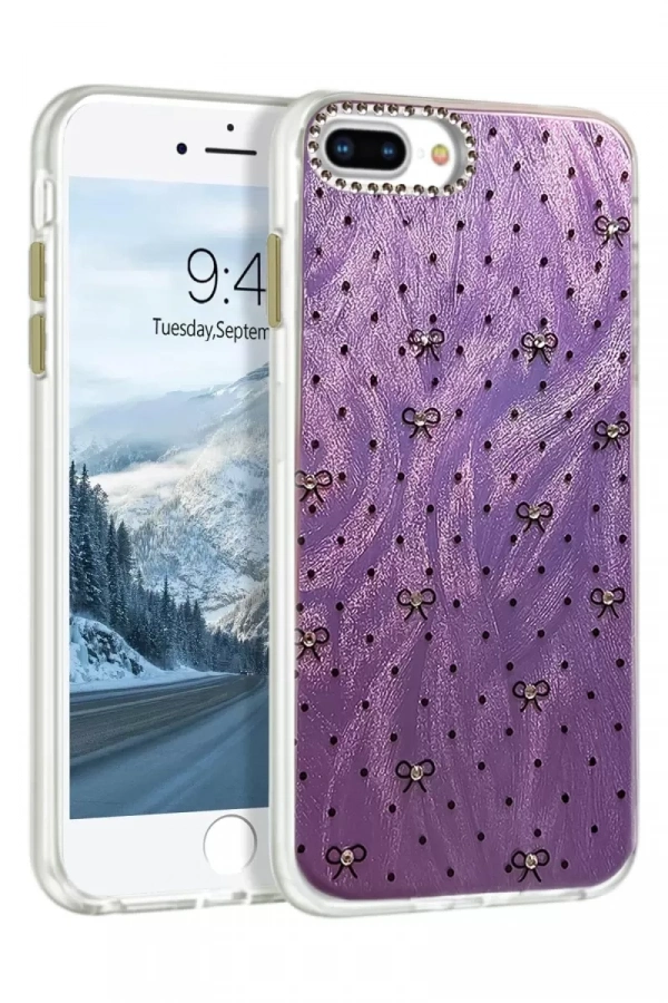 Apple iPhone 7 Plus Kılıf Blade Aynalı Desenli Kapak - Desen 2