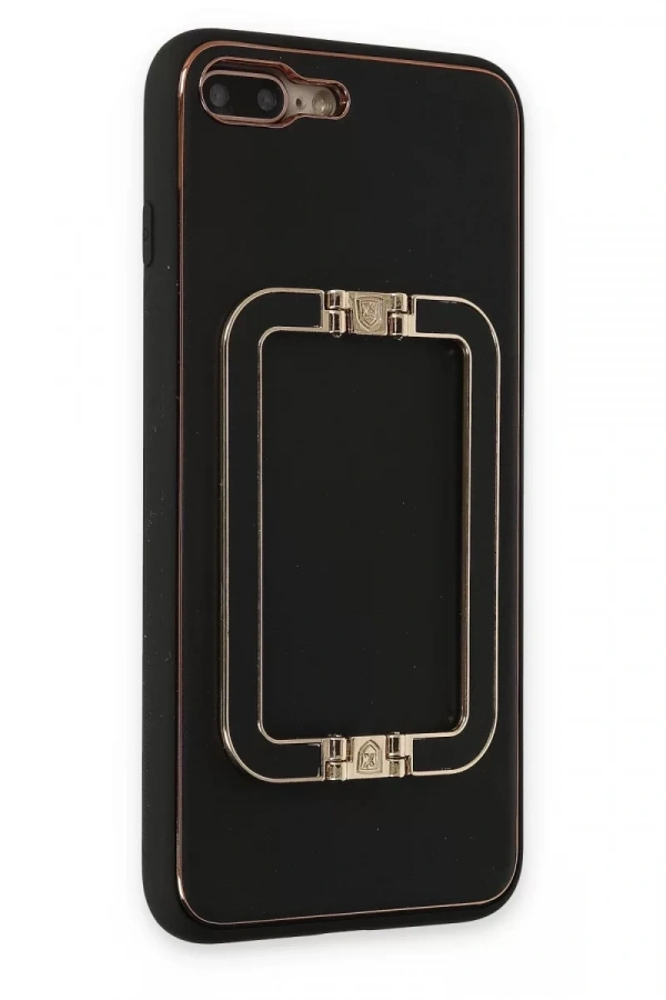 Apple iPhone 7 Plus Kılıf Coco Elit Kapak - Siyah