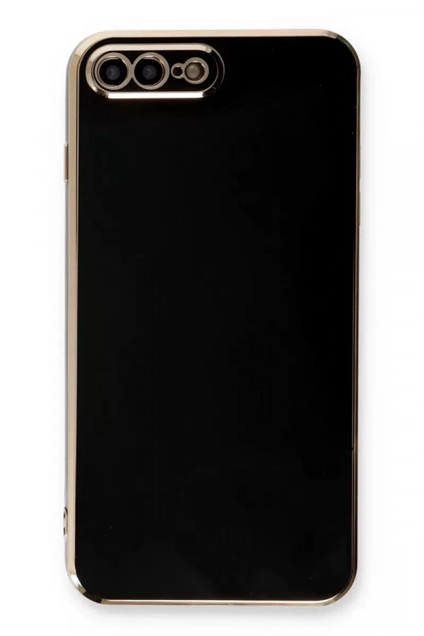 Apple iPhone 7 Plus Kılıf Volet Silikon - Siyah