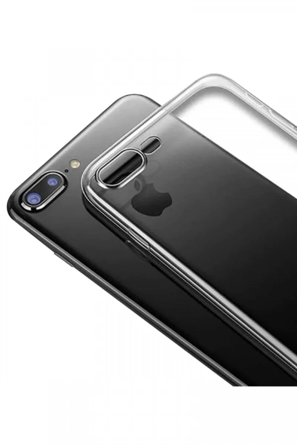 Apple iPhone 8 Plus Kılıf Lüx Şeffaf Silikon