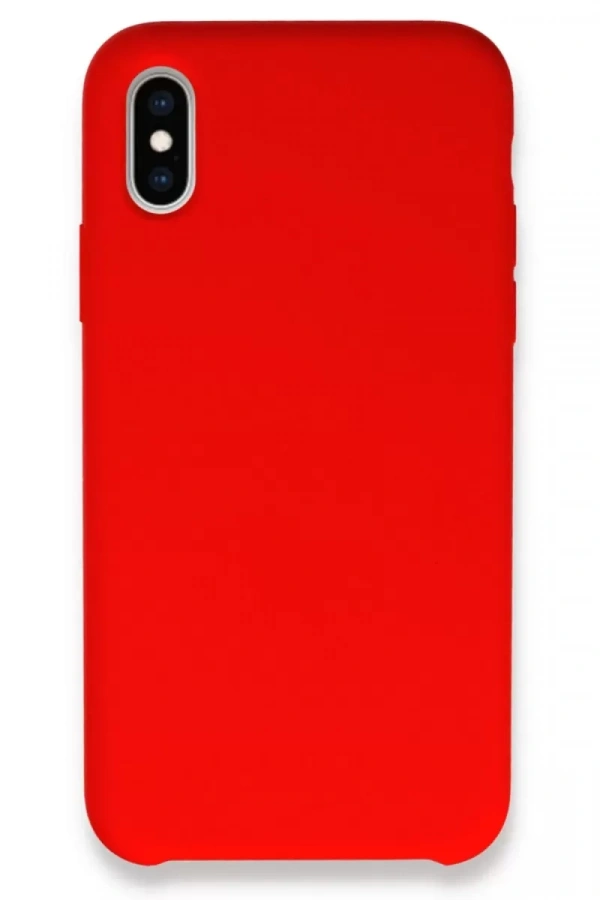 Apple iPhone X Kılıf Lansman Legant Silikon - Kırmızı
