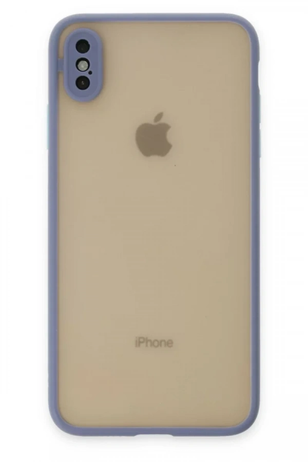 Apple iPhone X Kılıf Montreal Silikon Kapak - Gri