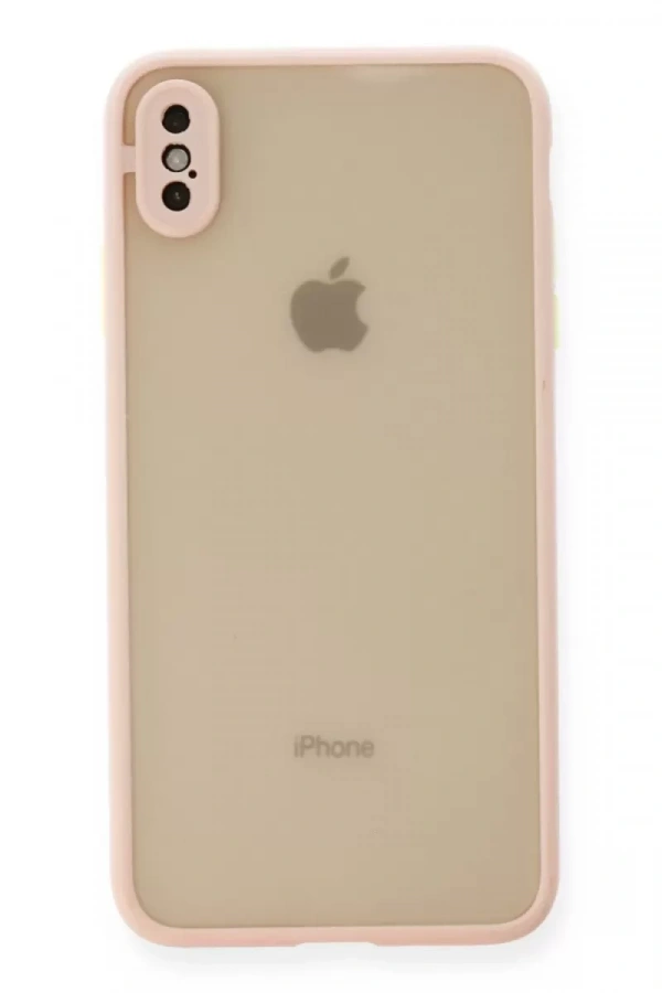 Apple iPhone X Kılıf Montreal Silikon Kapak - Pembe