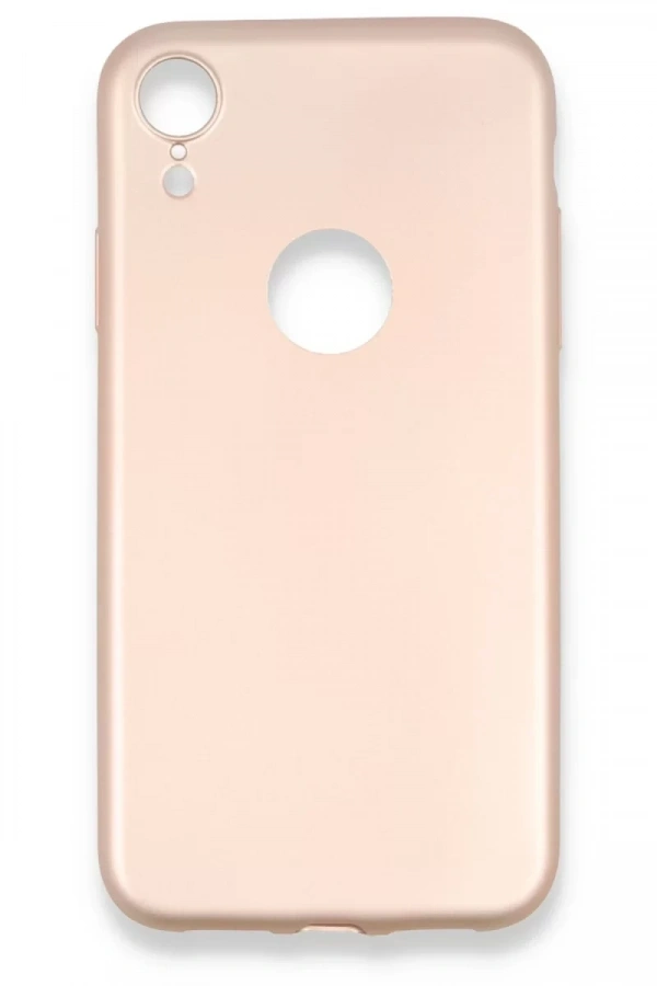 Apple iPhone XR Kılıf First Silikon - Rose Gold