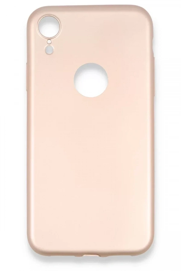Apple iPhone XR Kılıf First Silikon - Rose Gold
