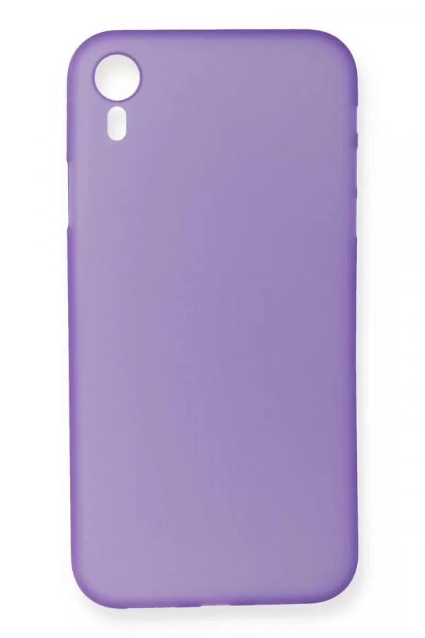 Apple iPhone XR Kılıf PP Ultra İnce Kapak - Mor