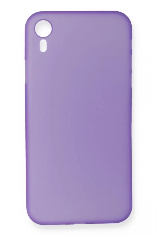Apple iPhone XR Kılıf PP Ultra İnce Kapak - Mor