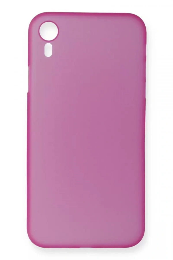 Apple iPhone XR Kılıf PP Ultra İnce Kapak - Pembe