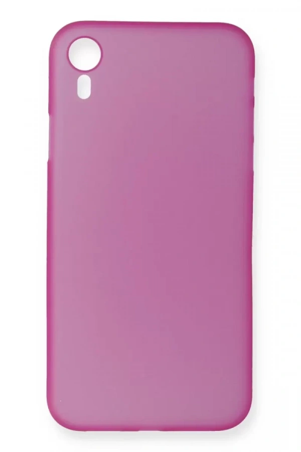 Apple iPhone XR Kılıf PP Ultra İnce Kapak - Pembe