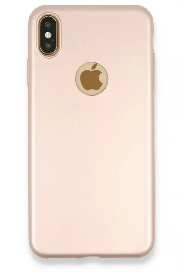Apple iPhone XS Max Kılıf First Silikon - Rose Gold