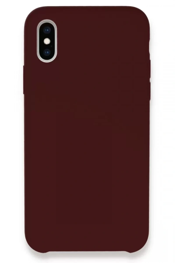 Apple iPhone XS Max Kılıf Lansman Legant Silikon - Bordo
