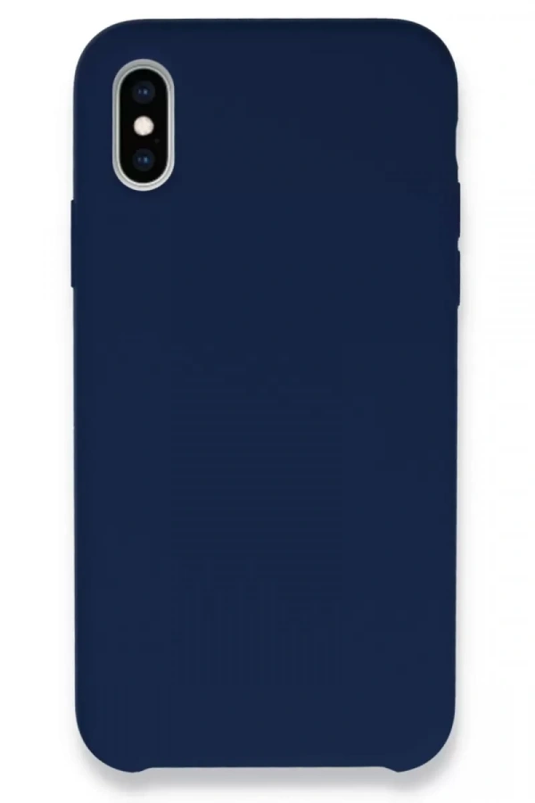 Apple iPhone XS Max Kılıf Lansman Legant Silikon - Lacivert