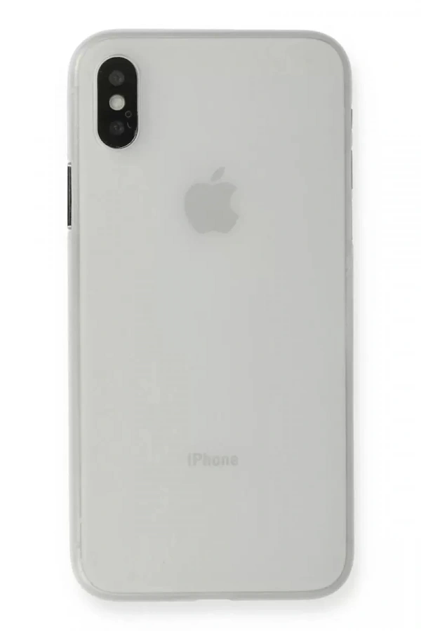 Apple iPhone XS Max Kılıf PP Ultra İnce Kapak - Beyaz