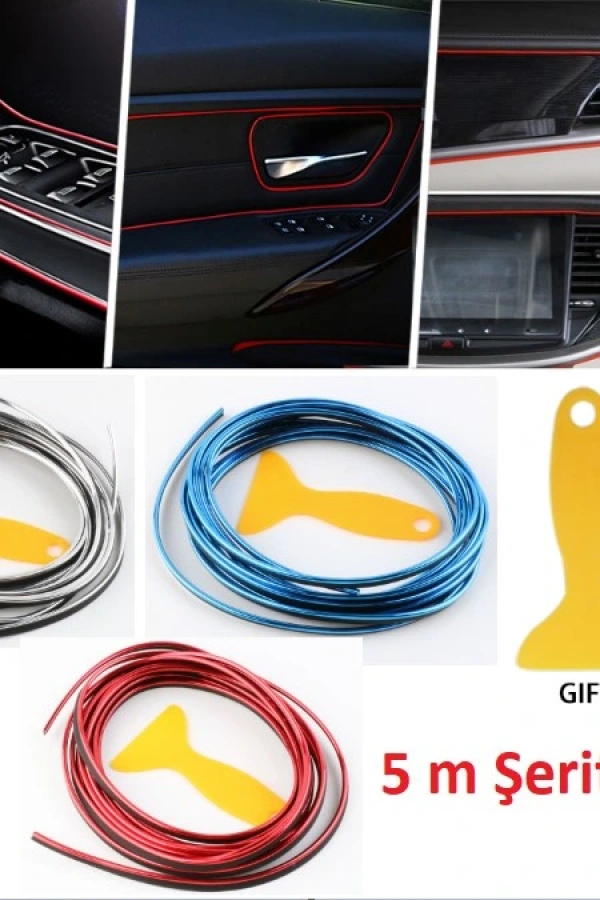 Araba Dekorasyon 5 Metre Şerit Trim