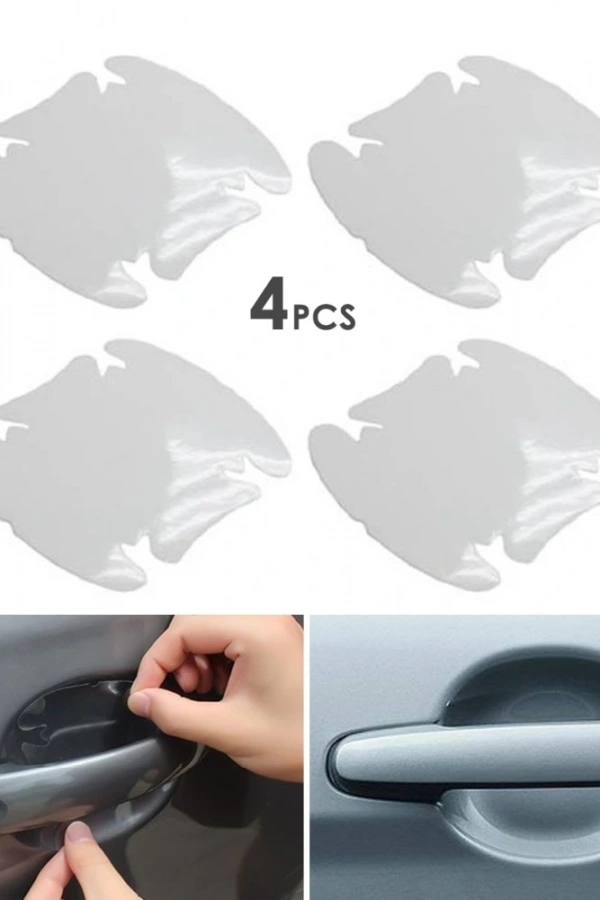 Araba Kapı Kolu Koruyucu Film (4lü Set)