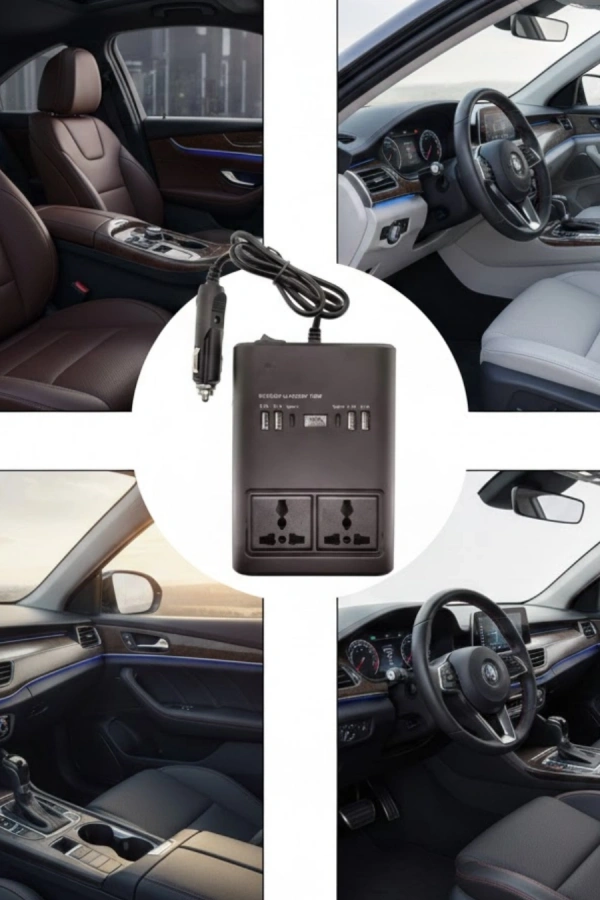 Araç Çakmak Girişli Güç İnvertörü 150W