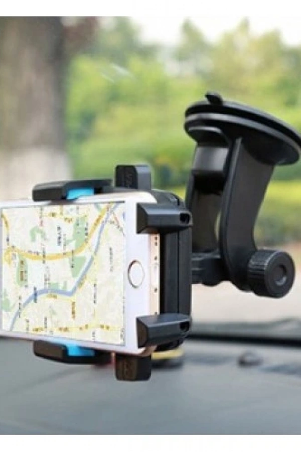Araç İçi Cam ve Torpido Vantuzlu Telefon Tutucu