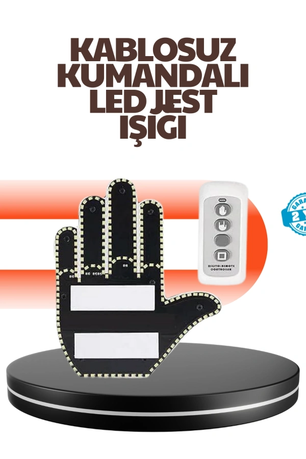 Araç İçin Eğlenceli LED El İşareti Işığı