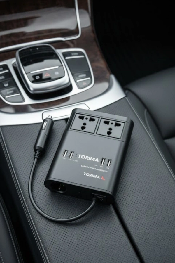 Araçta 220V Kullanım Sağlayan USB Destekli Güç İnvertörü