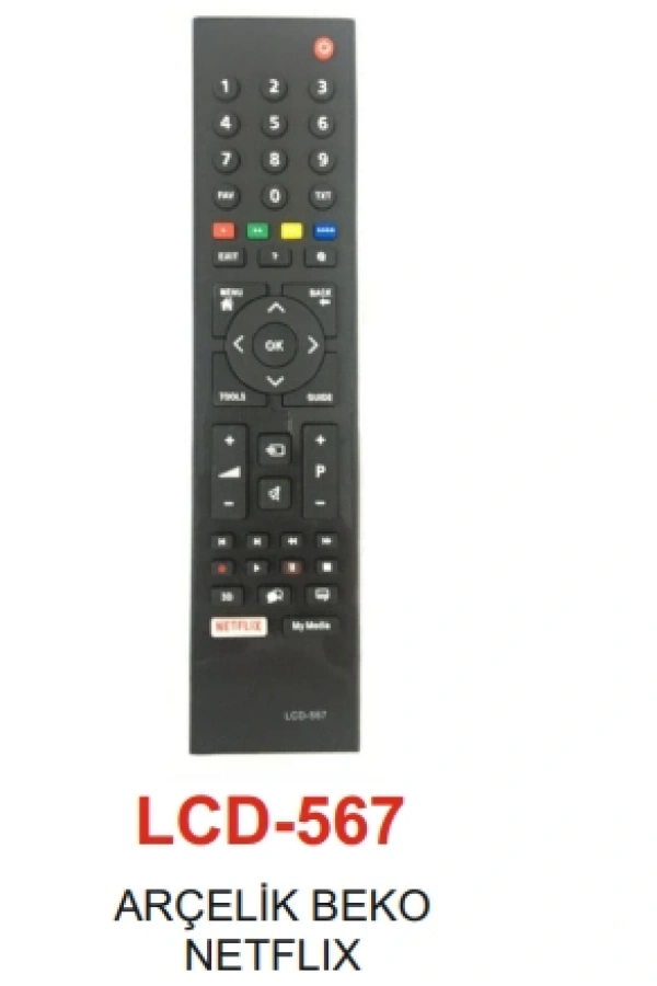Arçelik - Beko 3D Smart  Netflix Tv Kumandası - LCD 567