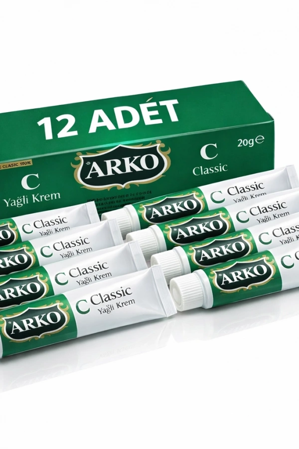 Arko Yağlı Krem Klasik Bakım Kremi 12 ADET