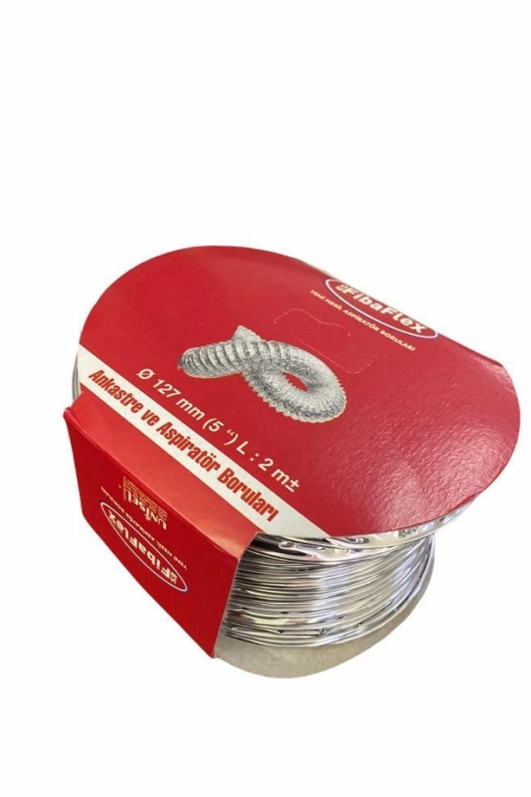 Aspilatör Borusu Telli 127 mm 2 Metre