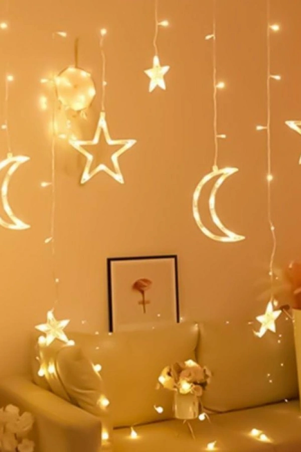 Ay Yıldız Perde Led 3m