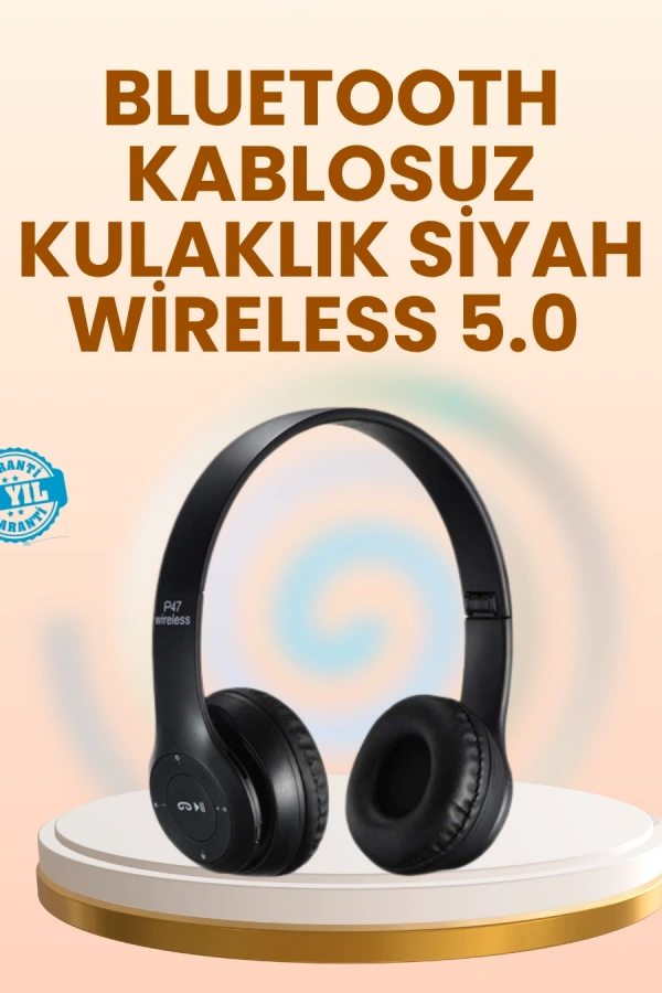 Ayarlanabilir Baş Bandı ve Yumuşak Kulak Yastıklı Bluetooth Kulaklık