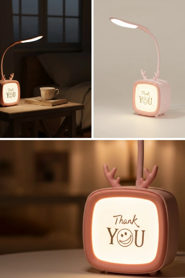 Ayarlanabilir LED Masa Lambası Şarjlı Modern Aydınlatma