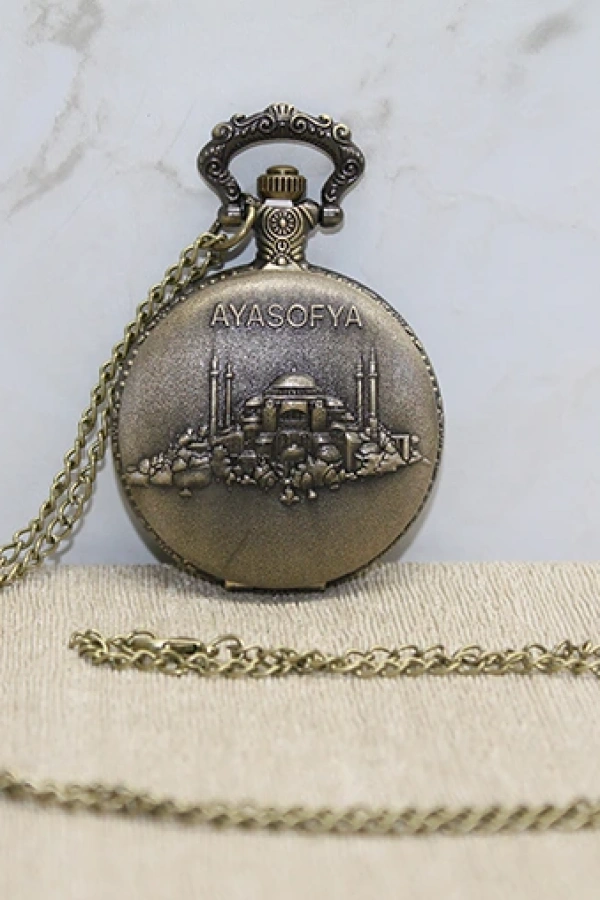 Ayasofya Tasarımlı Köstekli Saat
