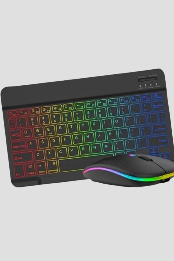 Aydınlatmalı Türkçe Q RGB Klavye Sessiz ve Dayanıklı Tuş Takımı