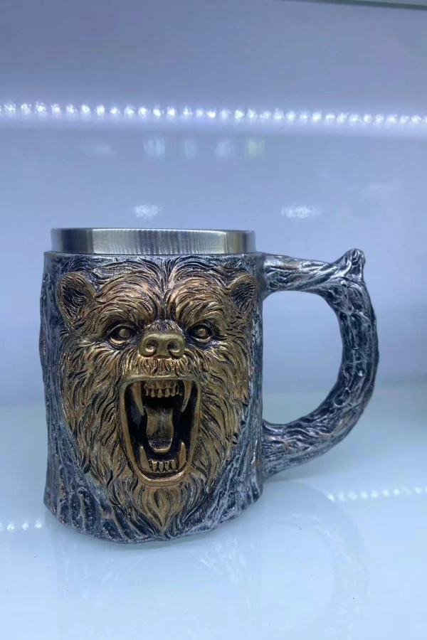 Ayı Çelik Kupa Bardak Kod 230027