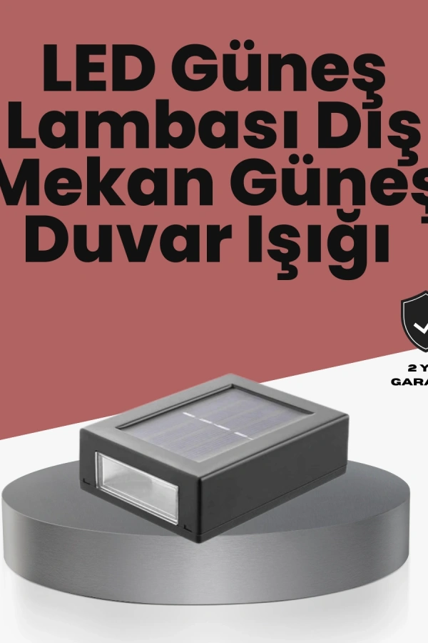 Bahçe ve Balkon İçin Güneş Enerjili Lamba