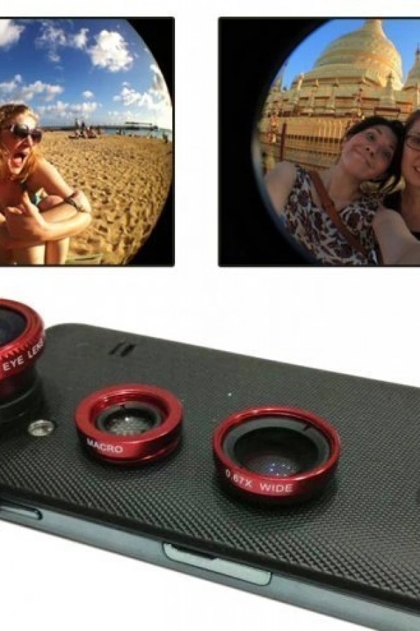 Balık Gözü Lens Fish Eye 3 Wide Geniş Açılı Makro Telefon Lensi
