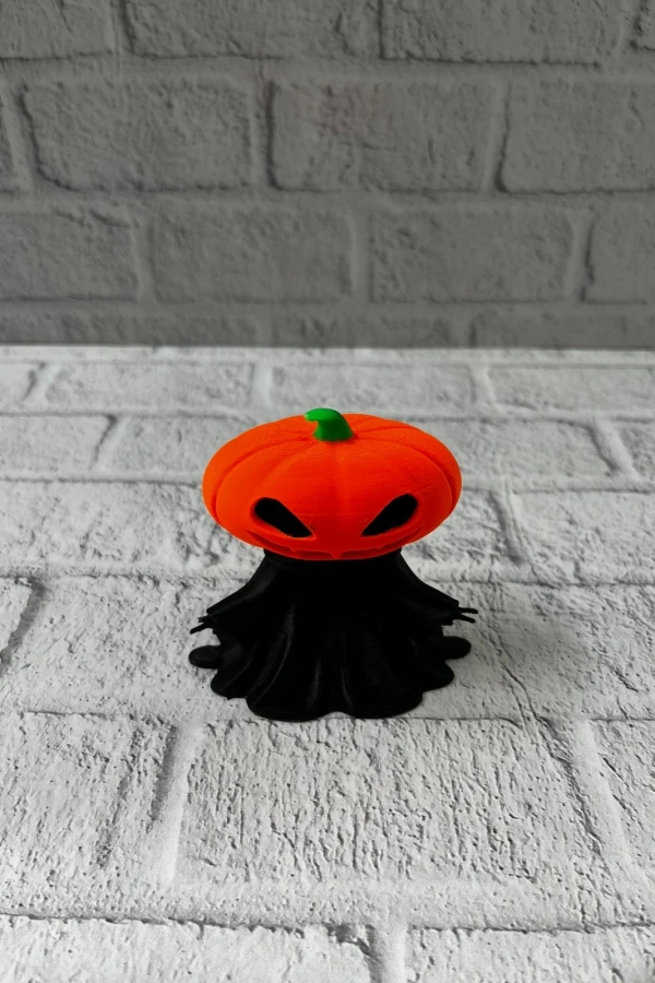 Balkabağı Figür 9cm Cadılar Bayramı Dekoratif Biblo