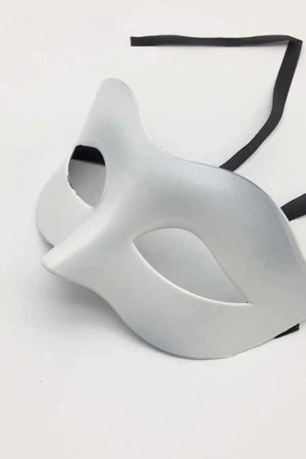 Balo Parti Maskesi Beyaz