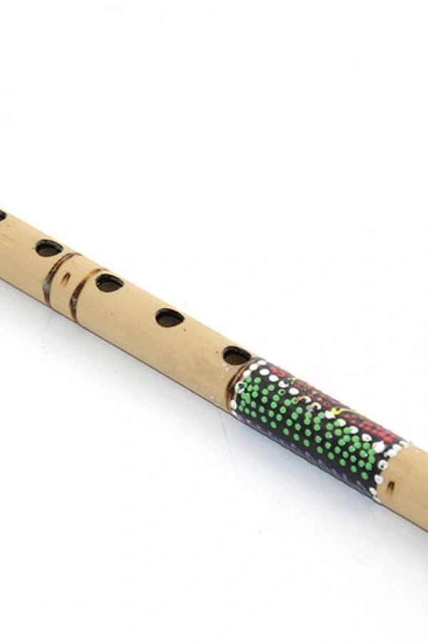 Bambu Batikli Flüt 30 Cm