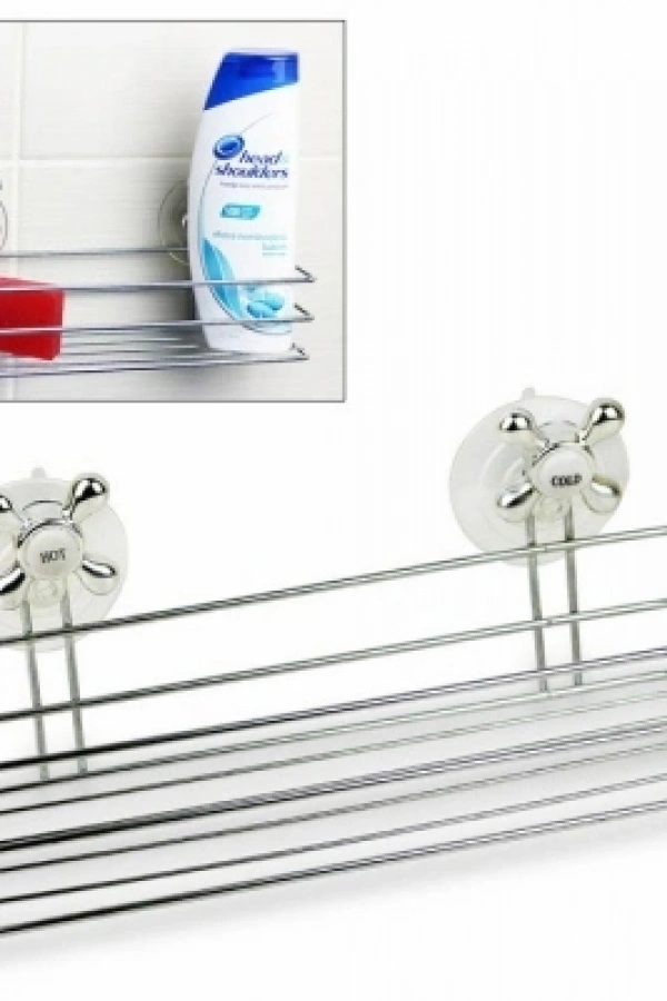 Banyo Organizeri - Çok Amaçlı Dörtgen Vantuzlu
