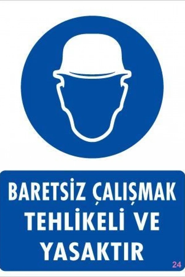 Baret Giy Uyarı Levhası 25x35 KOD:24