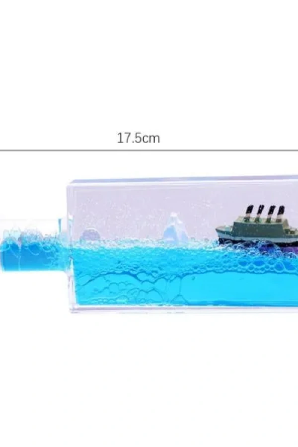 Batmayan Gemi Şişe Akvaryum