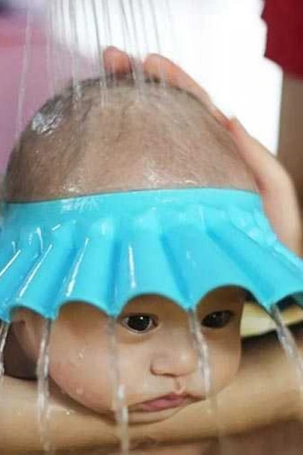 Bebek Banyo Şapkası Mavi