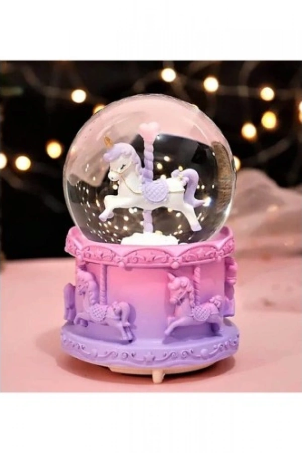 Bebek Unicorn Kar Küresi