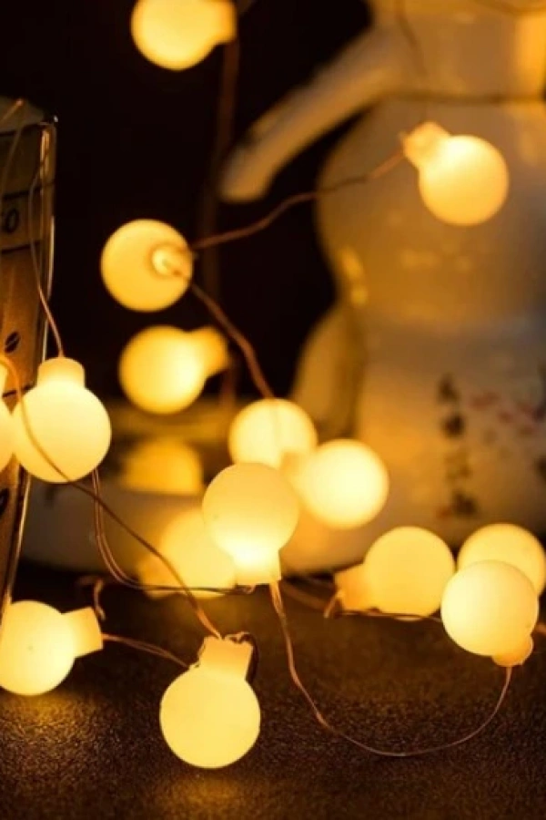 Beyaz Top Led Gün ışığı Pilli 2 Kademeli